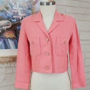 Clifford & Willis Linen Waist Length Jacket